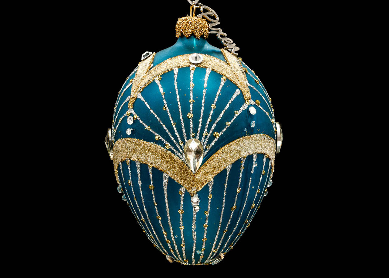 An Art Deco Christmas ornament designed by the House of Pixen.