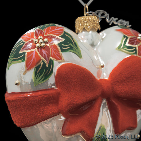 Sandy's Poinsettia Heart by House of Pixen