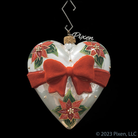 Sandy's Poinsettia Heart by House of Pixen