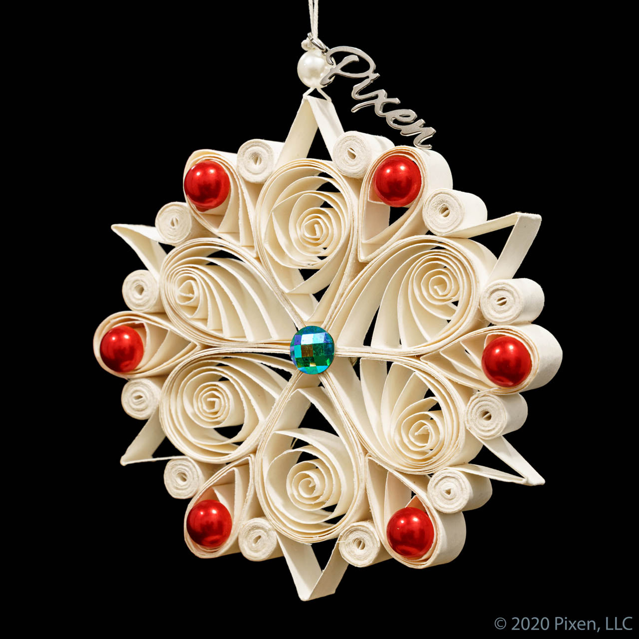 Bernadine Paper Christmas Ornament by House of Pixen