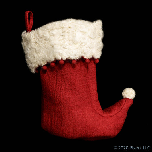 Claus Christmas Stocking Hung By the Chimney With Care