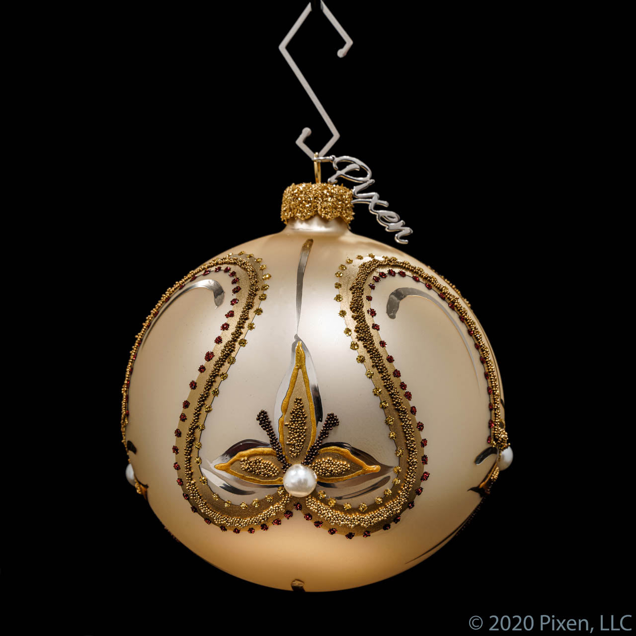 Conundrum Ball Christmas ornament by Pixen
