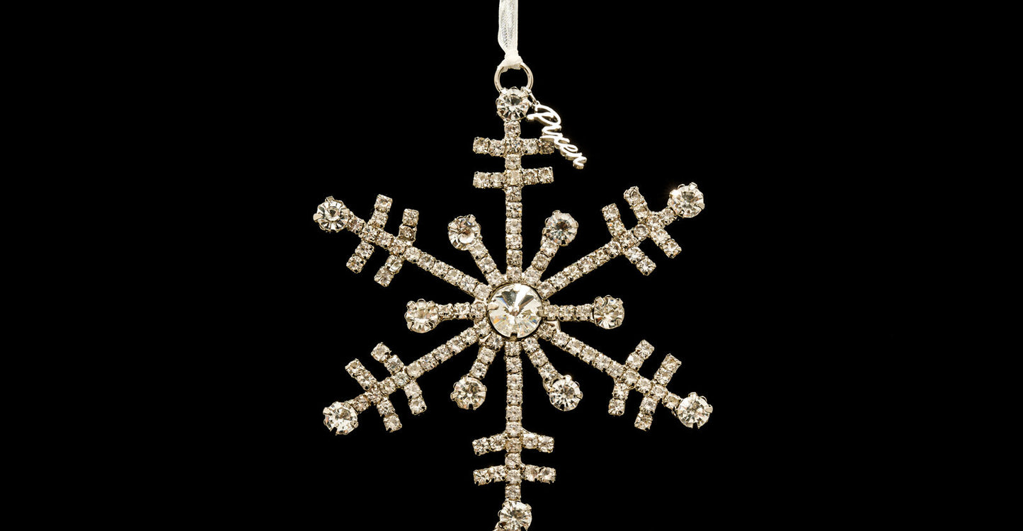 Glint Snowflake Christmas Ornament by Pixen
