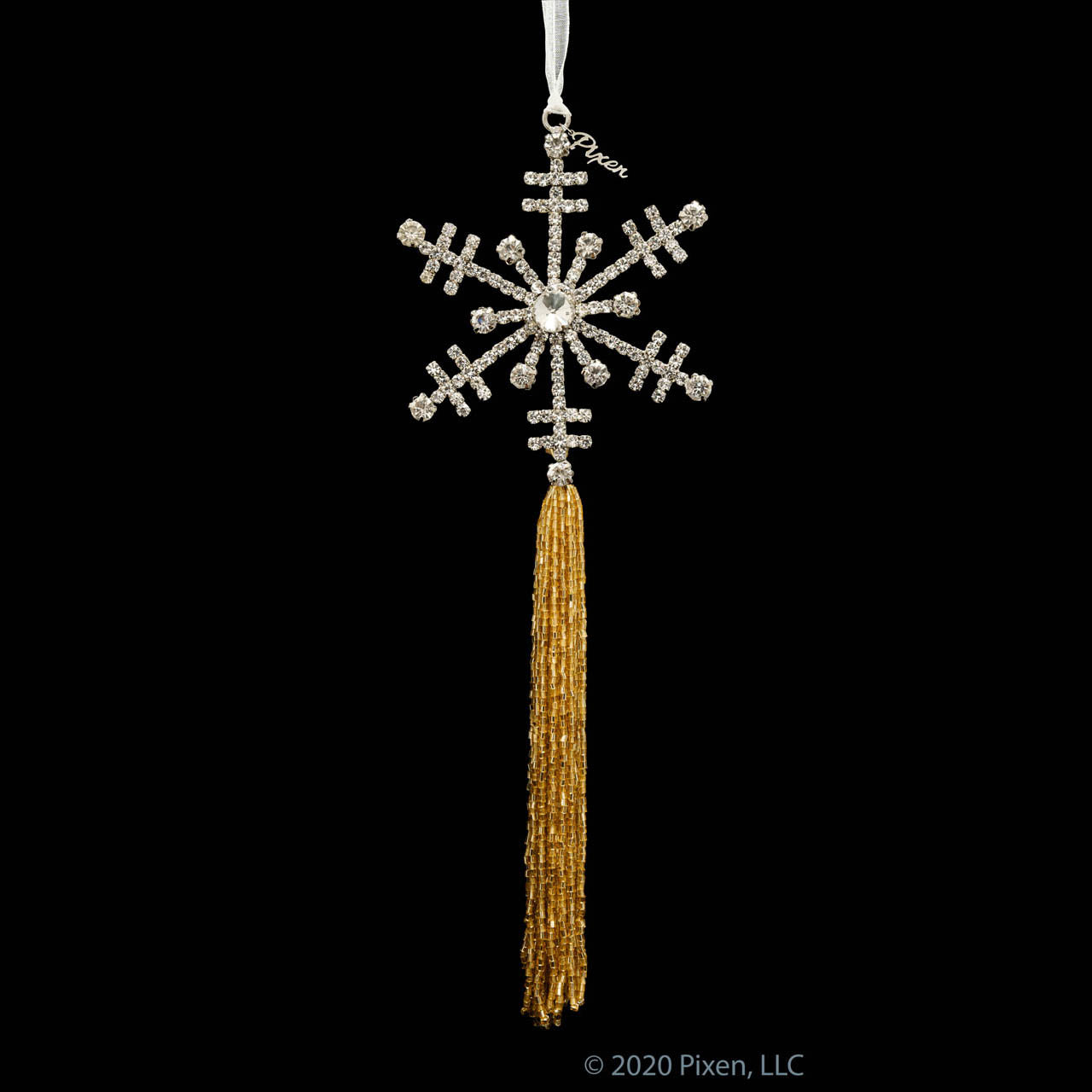 Glint Snowflake Christmas Ornament by Pixen