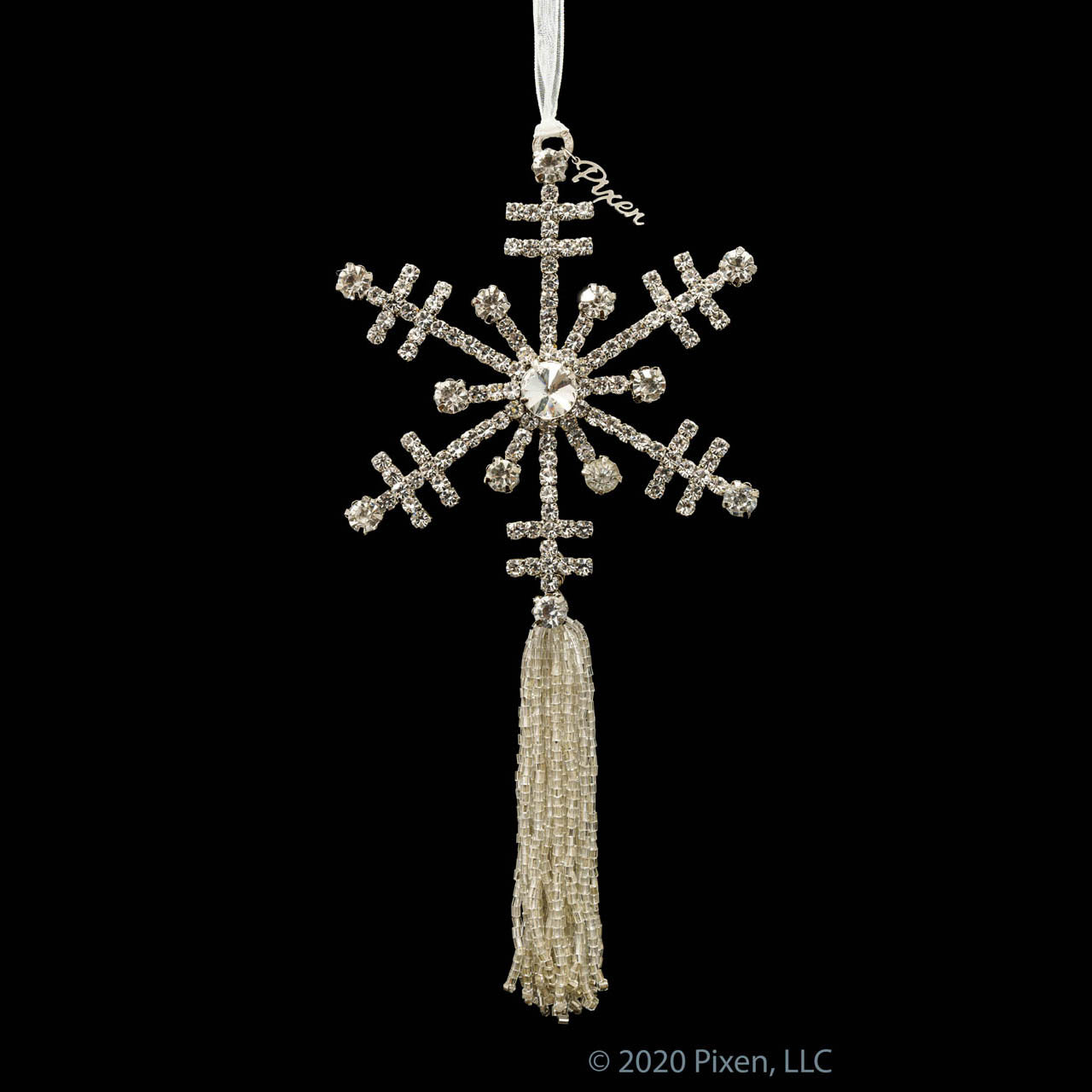 Glint Snowflake Christmas Ornament by Pixen