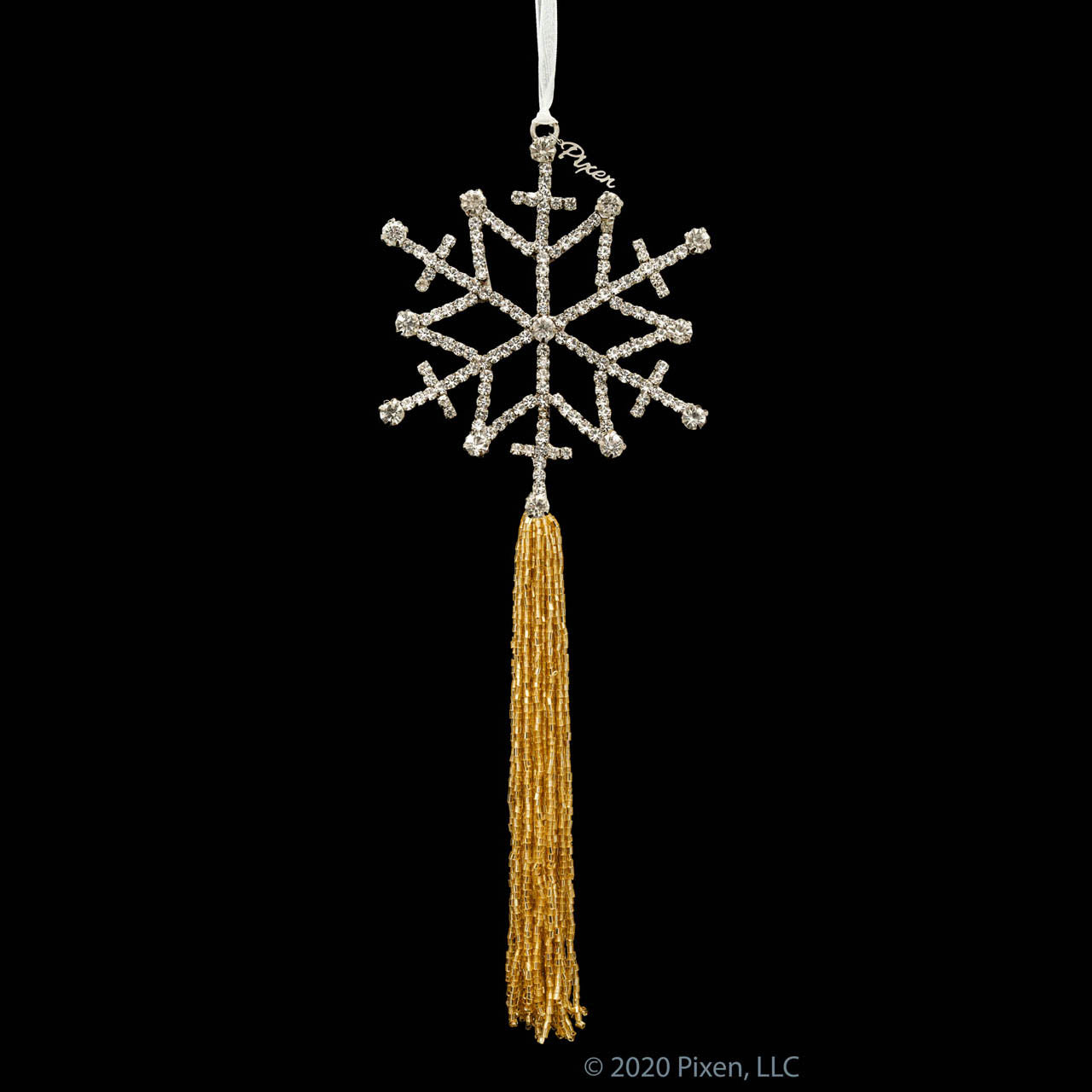 Glow Snowflake Christmas Ornament by Pixen