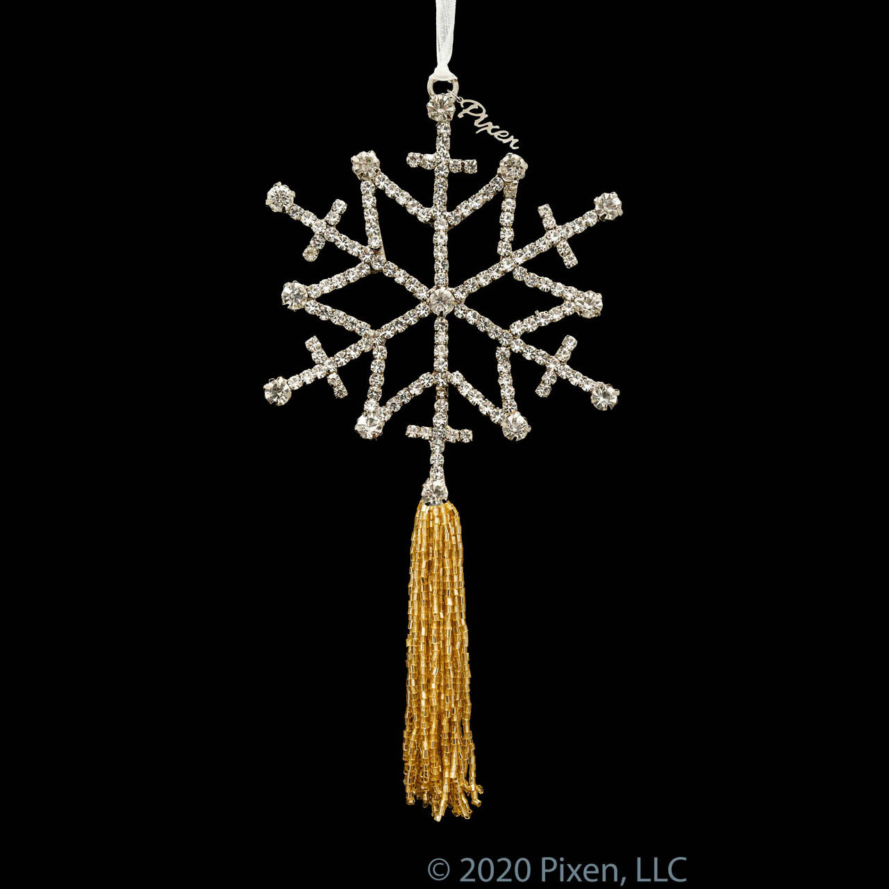 Glow Snowflake Christmas Ornament by Pixen
