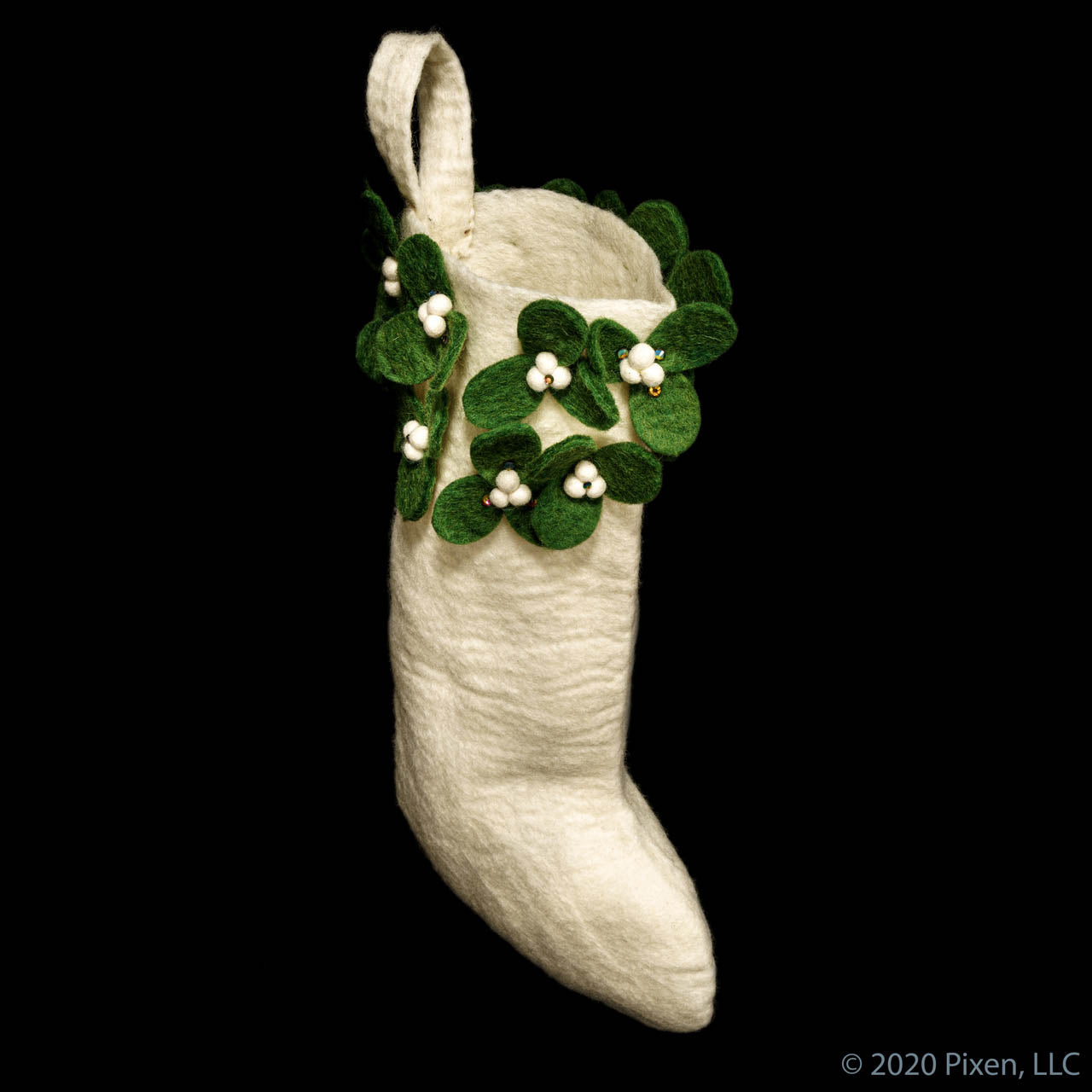 Mistletoe Christmas Stocking by Pixen - LIMITED STOCK!