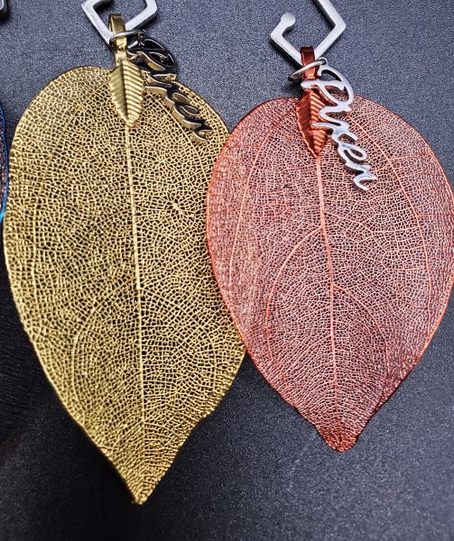 Metal festive leaf (price per leaf)