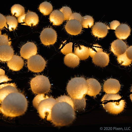 SOLD OUT - Case of SNOWBALL Christmas Lights by Pixen ... 70% Off SALE CASE OF 18 STRANDS OF LIGHTS!