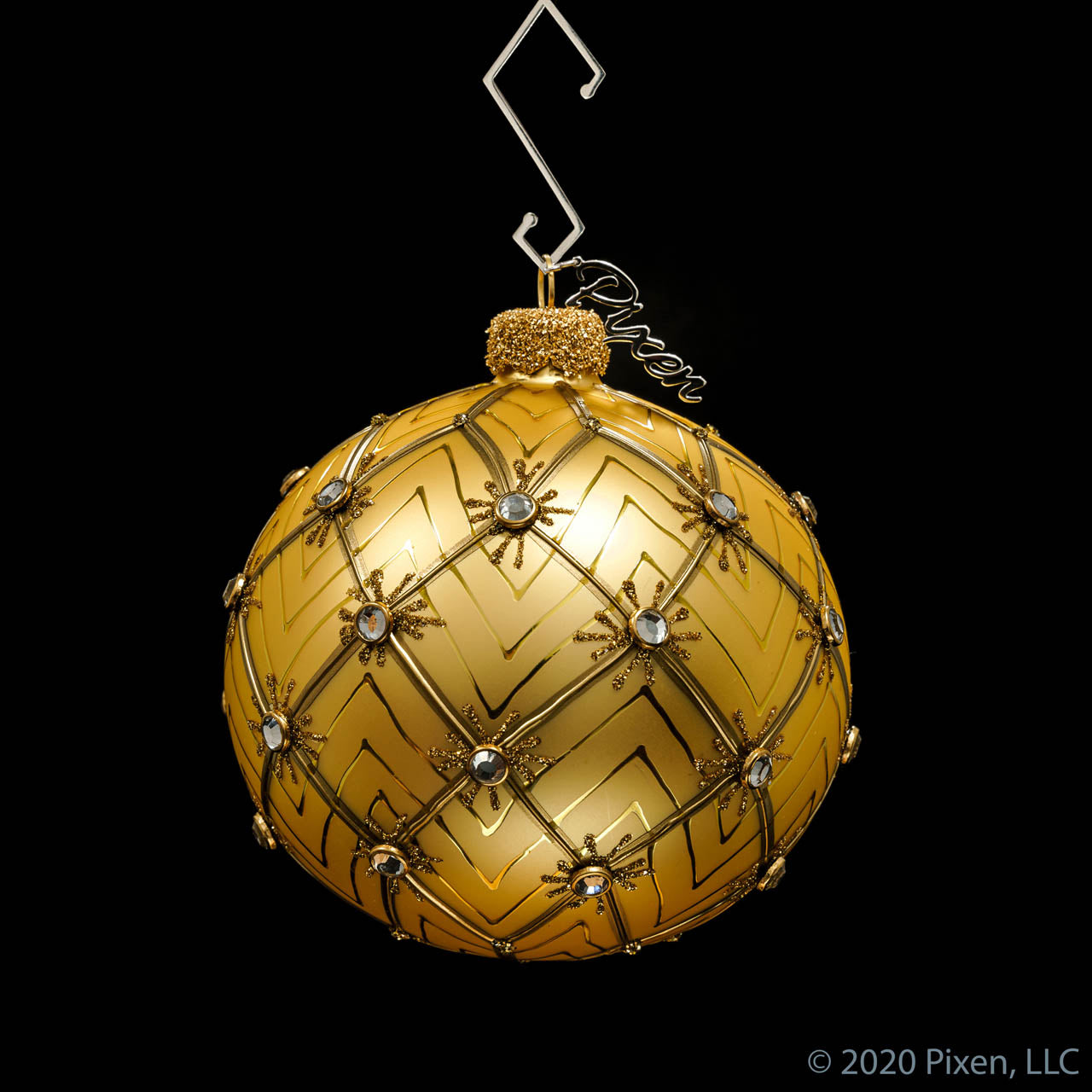 Sol Glass Christmas Ornament by Pixen