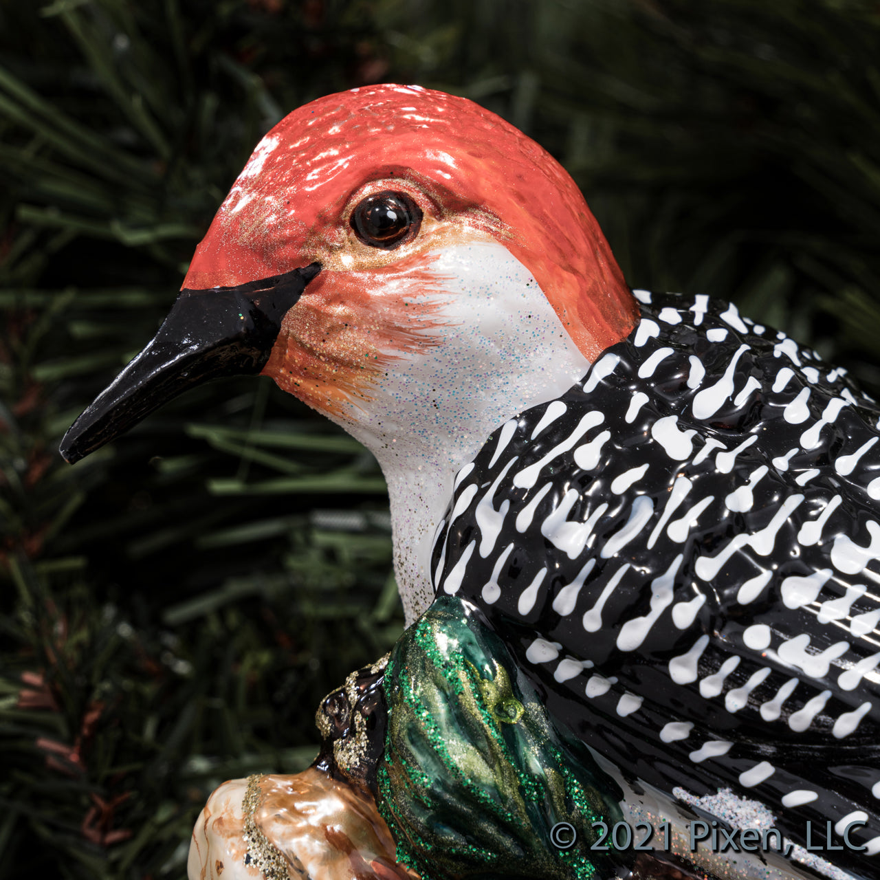 Woodpecker Christmas Ornament by House of Pixen