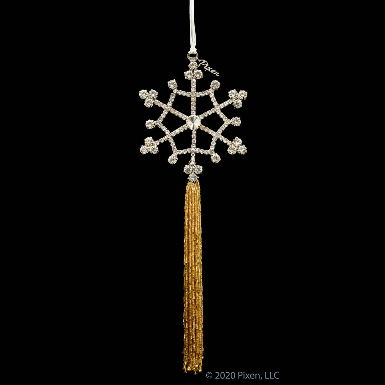 Glimmer by Pixen, a snowflake holiday ornament