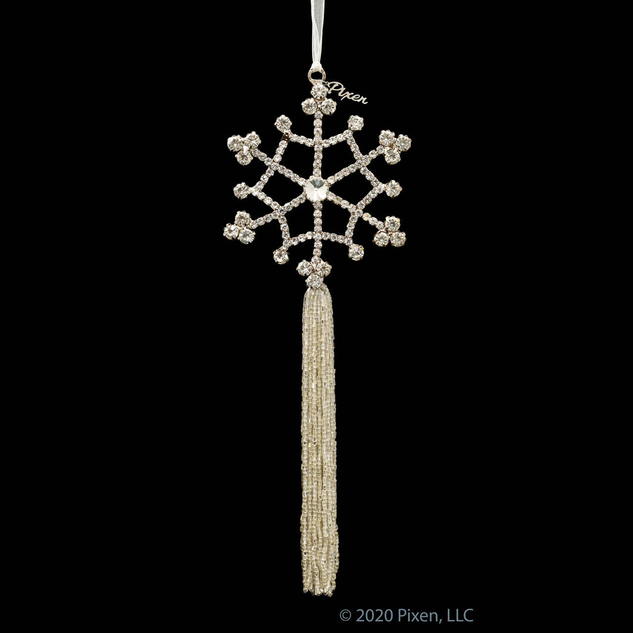 Glimmer by Pixen, a snowflake holiday ornament