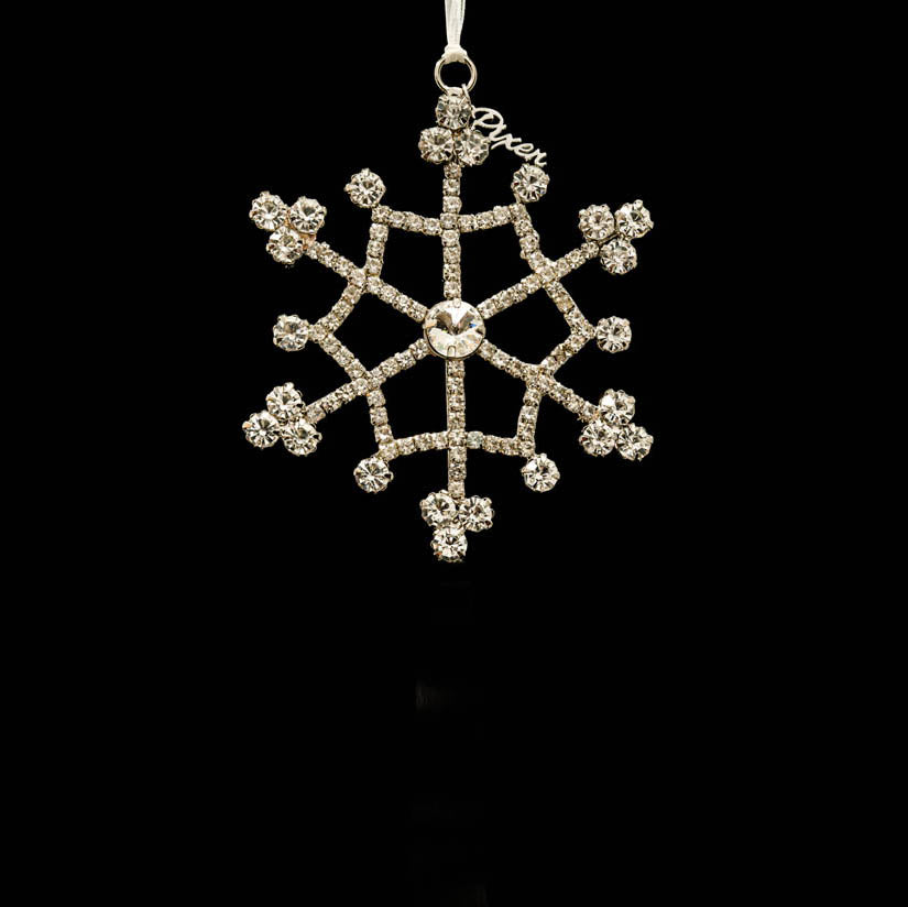 Glimmer by Pixen, a snowflake holiday ornament