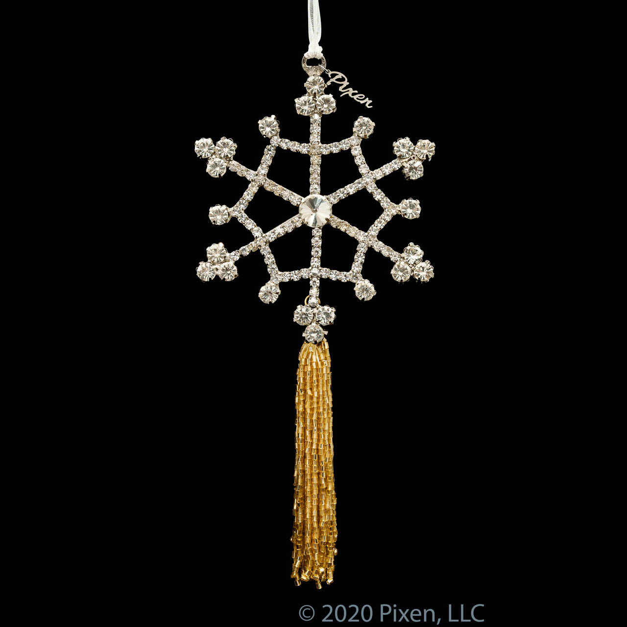 Glimmer by Pixen, a snowflake holiday ornament