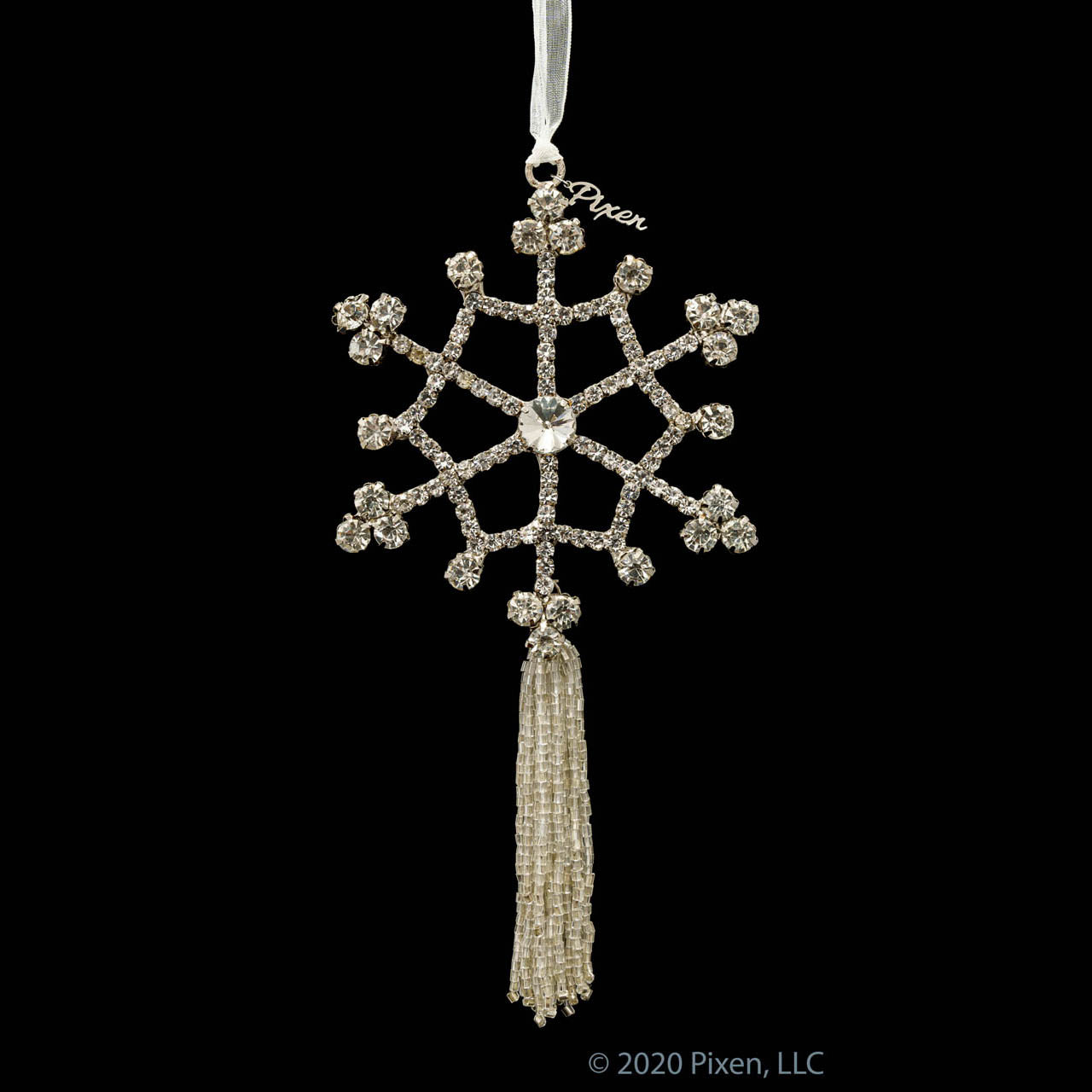 Glimmer by Pixen, a snowflake holiday ornament